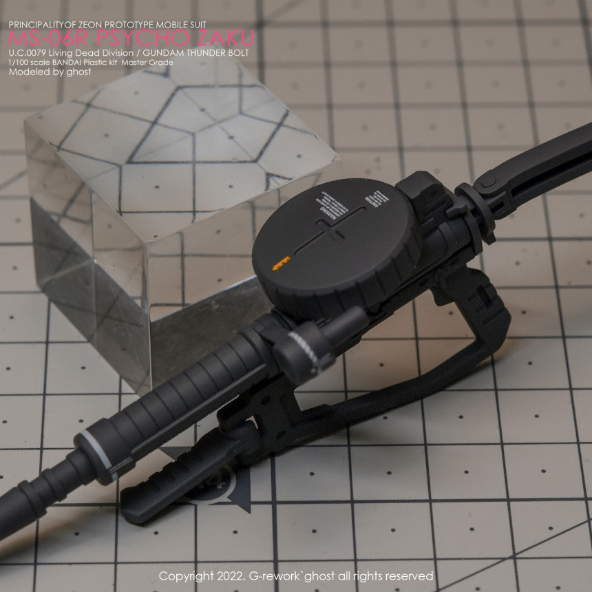 YAN FLAME GHOST MG 1/100 Psycho Zaku Ver.ka Water Slide Decal Fluo Type (YANMG045) 20250721