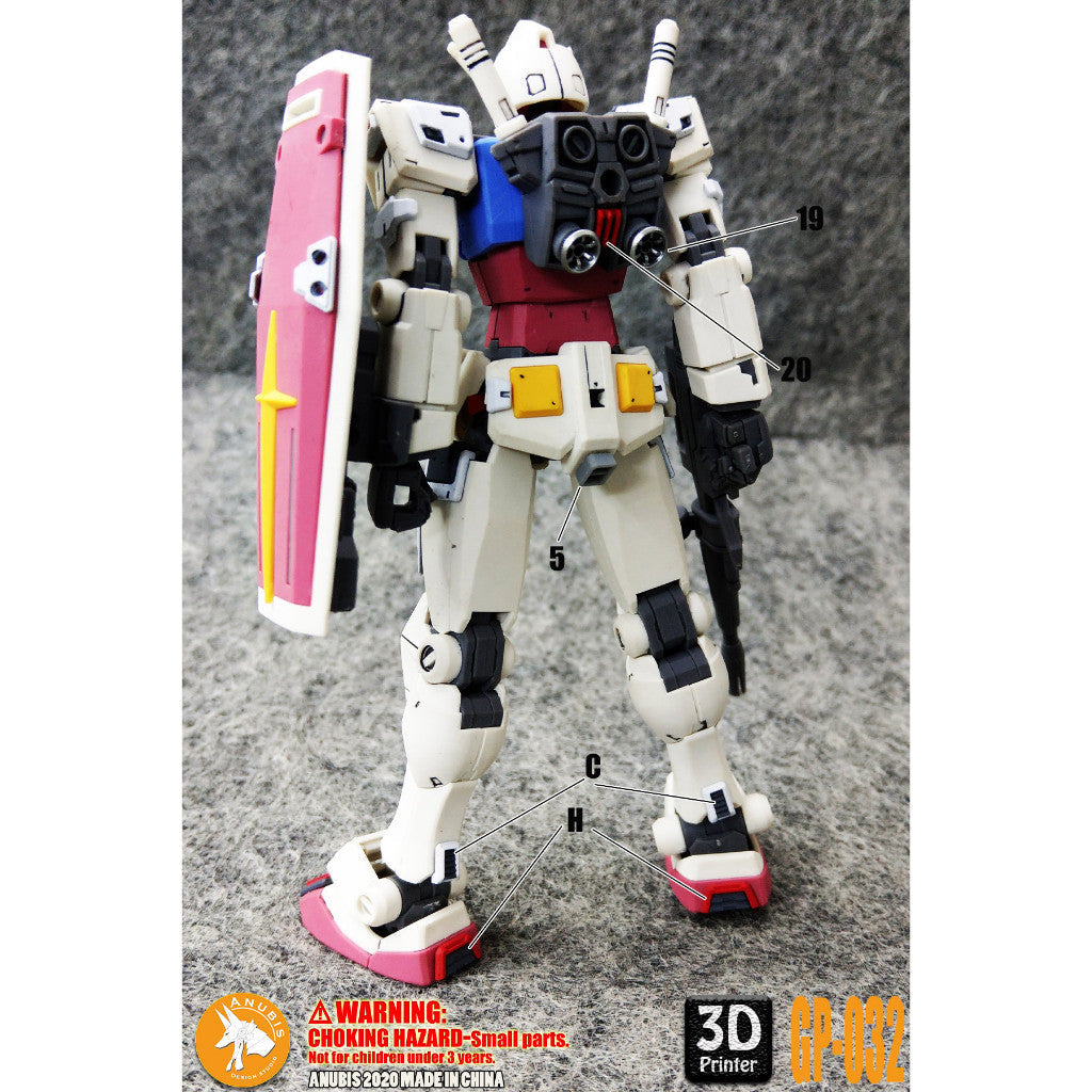 ANUBIS 3D print detail upgrade parts HG RX-78-2 40th Beyond Global GP032 no kits Collectibles