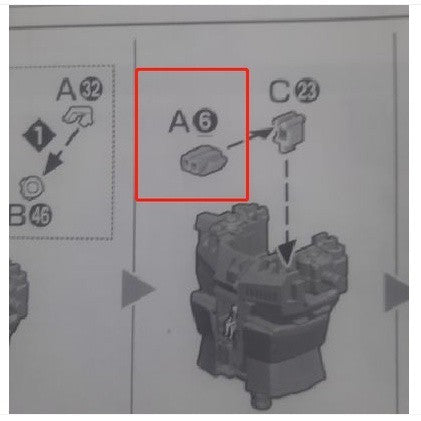 CB butcher parts for MG 1/100 GTO RX-78-02 THE ORIGIN F7