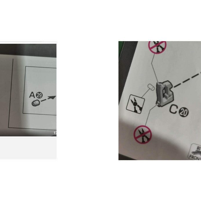 CB RG 11 butcher parts for 31 Crossbone X1