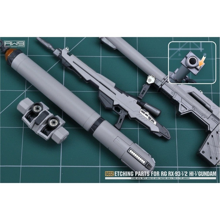 MAD S032 RG RX-93 HI NU Hi-v Etching parts (Not the kits)