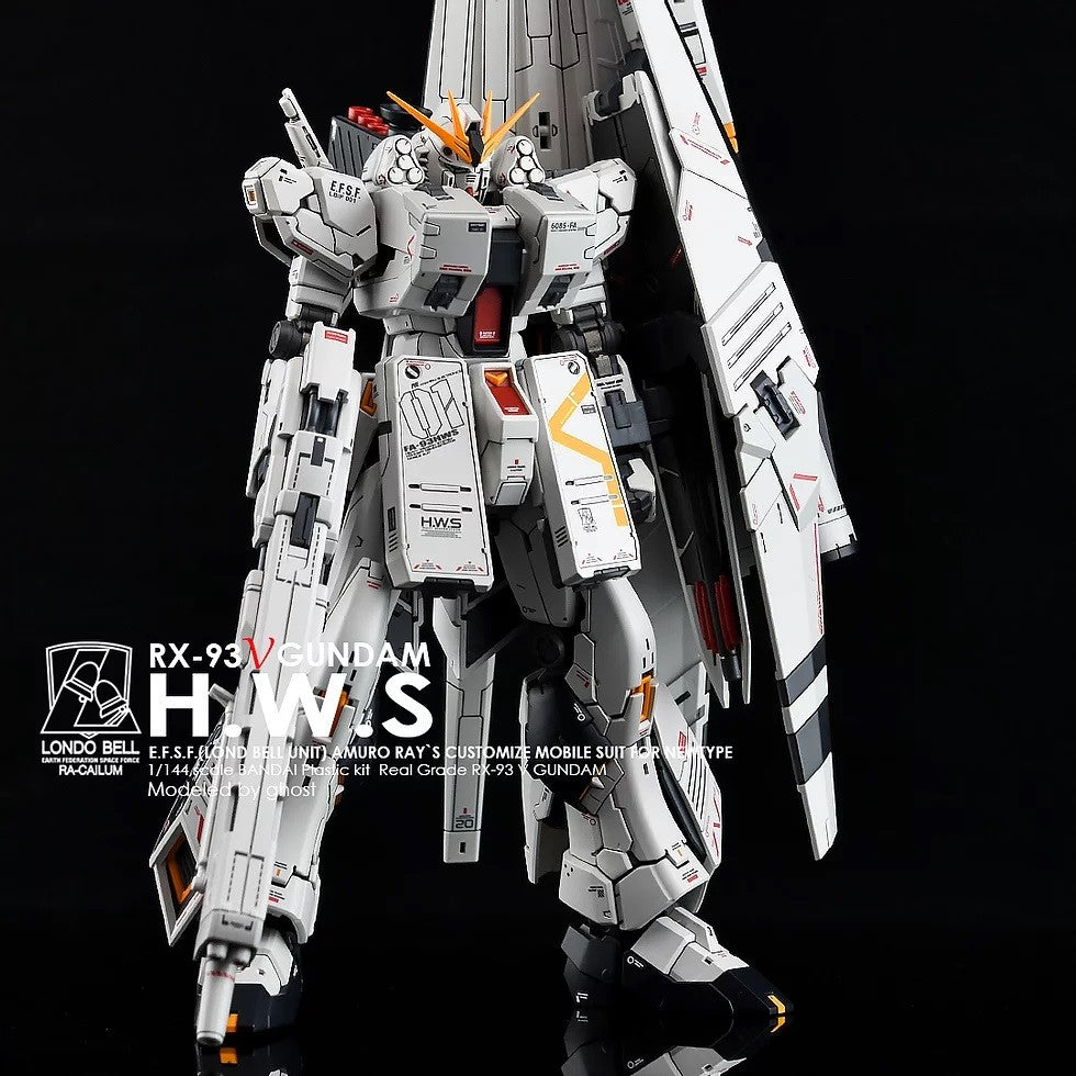 YAN GHOST RG 1/144 V H.W.S.  HWS NU WATER SLIDE DECAL (YANRG008) 20250721