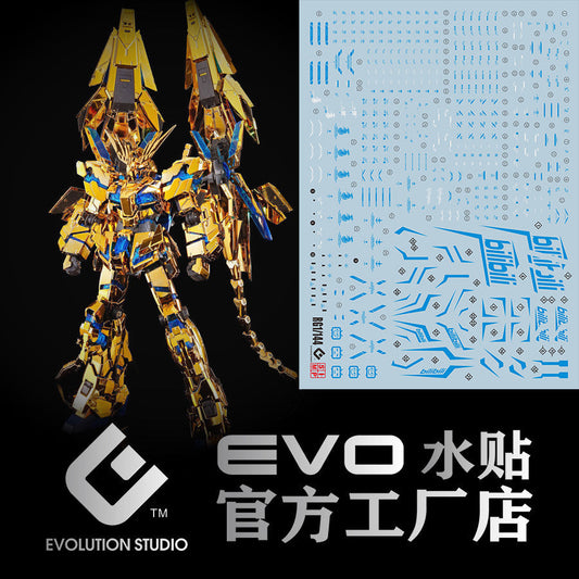 20250721 EVO PB RG 1/144 Unicorn 03 Phenex NT Fluo Water Slide Decal EVO100