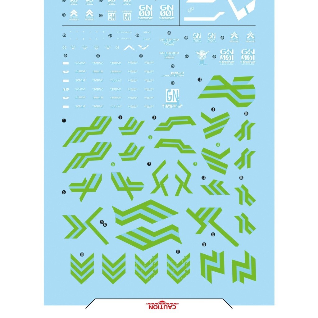 20250722 XUEYAN XY / SNOW FLAME PG-16 PG EXIA REPAIR PARTS CYBERISED COLOR Water slide decal