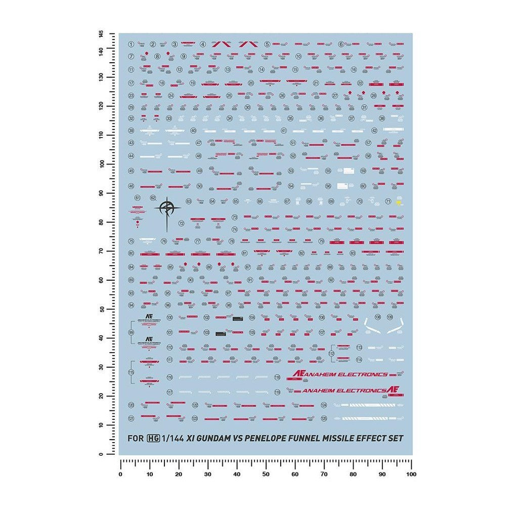 20250722 Artisan's Club HGUC 1/144 Penelope VS XI Water Slide Decal