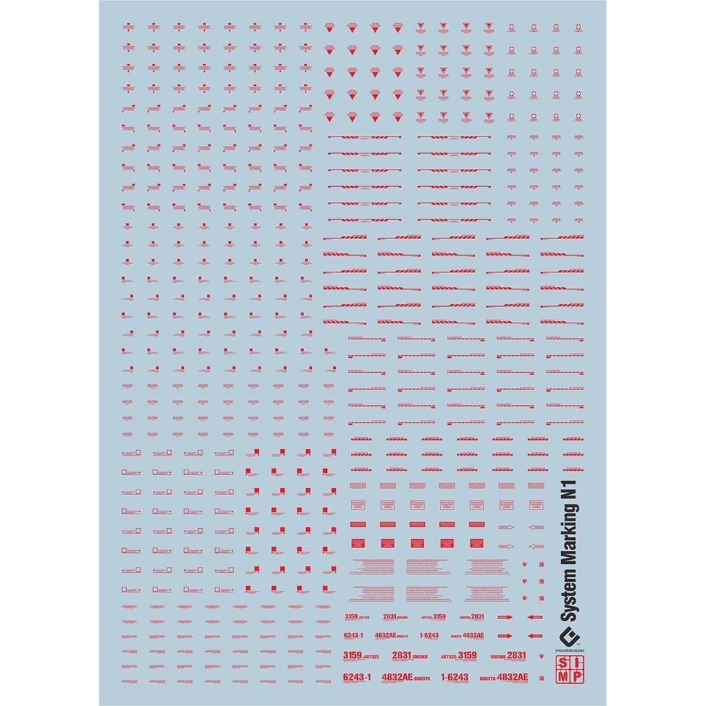 20250721 EVO SYSTEM MARKING NACZA water slide decal EVO100