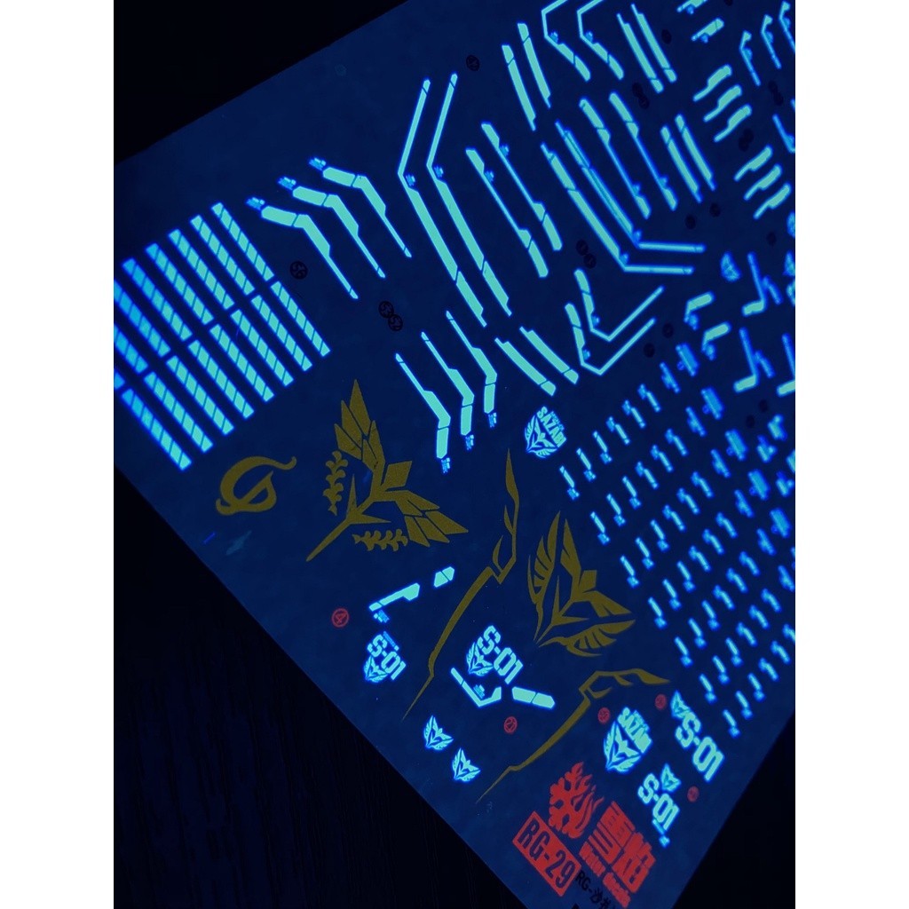 20250722 XUEYAN XY / SNOW FLAME RG 1/144 SAZABI MSN-04 Ver.Ka Fluorescence Water slide decal