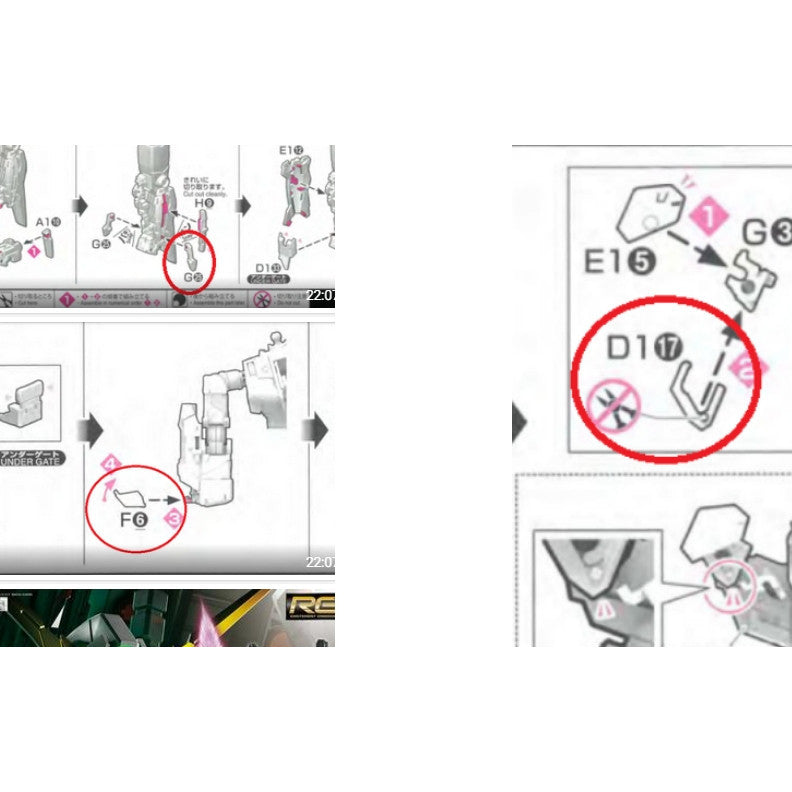 CB RG 02 butcher parts for  FA Full Armor unicorn