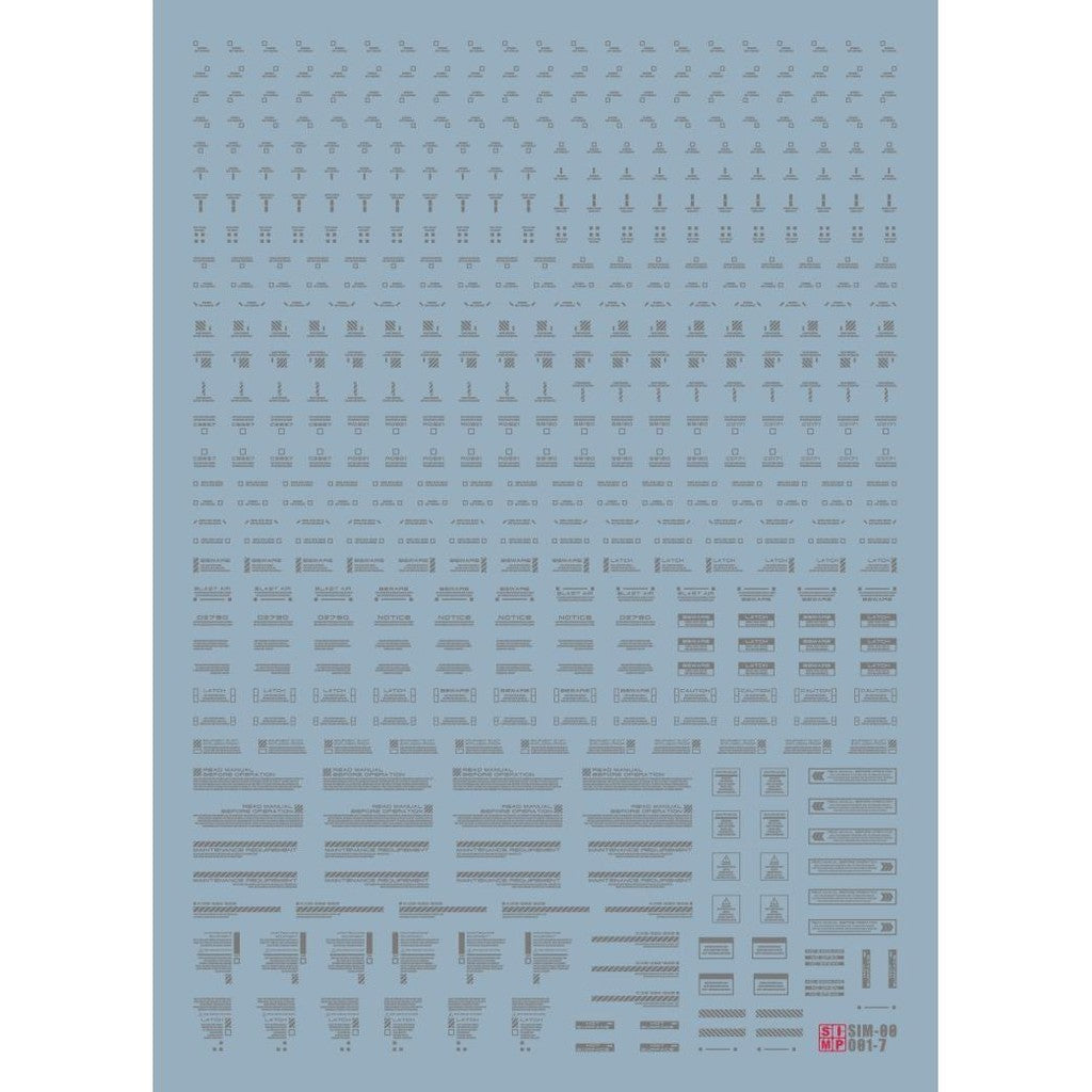 20250721 EVO RB01 HIQ Sign Warning Water Slide Decal EVO100