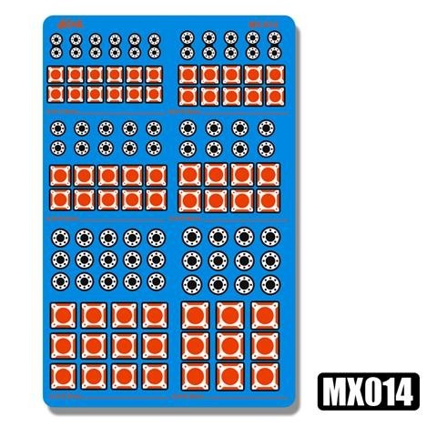 MOSHI M.S. MX013-016  Model Detail Modification Metal Etching