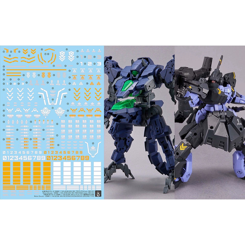 YAN FLAME Water Slide Decal 30MM bEXM 21 Fluo Type (YAN30MM005) 20250721