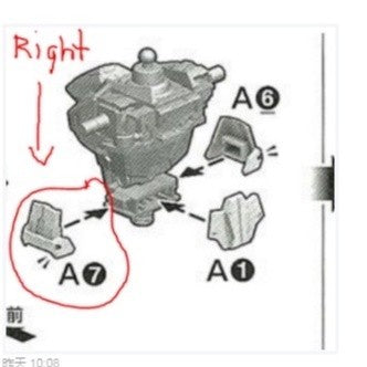 CB Mg 02 butcher parts for  Freedom 2.0