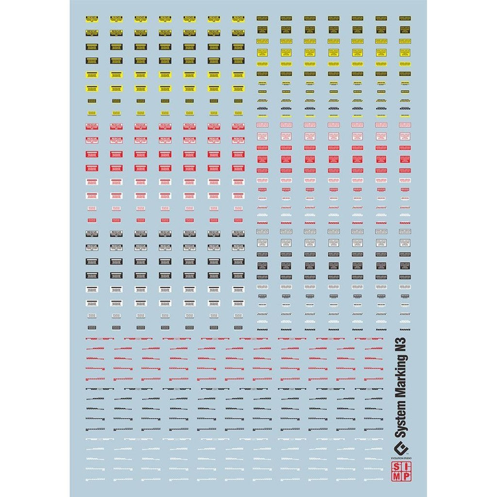 20250721 EVO SYSTEM MARKING NACZA water slide decal EVO100