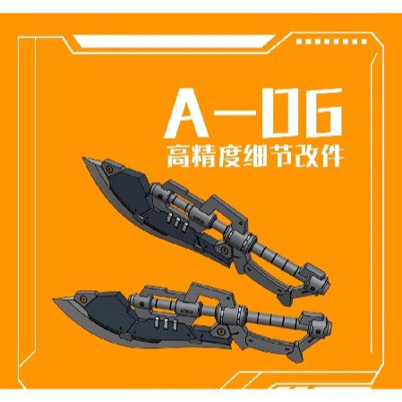Phoenix 3D print A-06 RG HG 1/144 Zeong Zaku Double Knife General Use detail upgrade parts no kits Collectibles