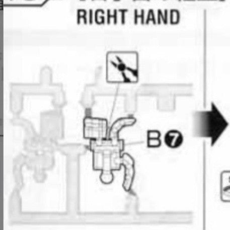 CB RG 18 1/144 butcher parts for RX-78-2