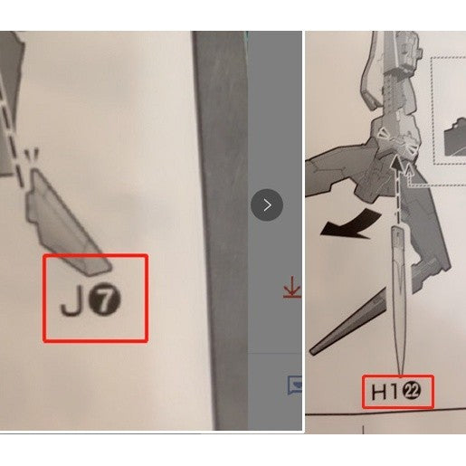 CB MG 24 butcher parts for  kyrios 28