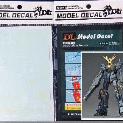 DL DALIN Water slide decal MG Banshee