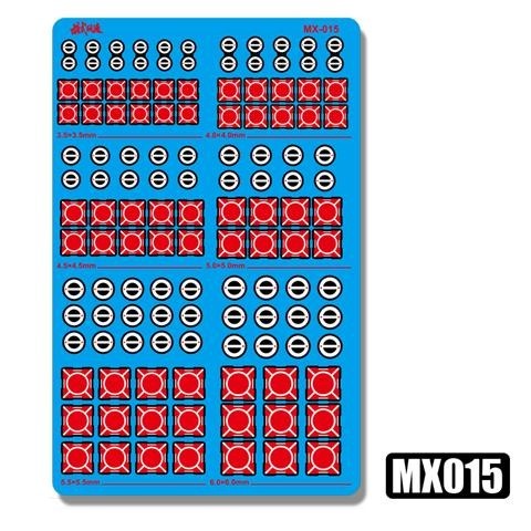 MOSHI M.S. MX013-016  Model Detail Modification Metal Etching