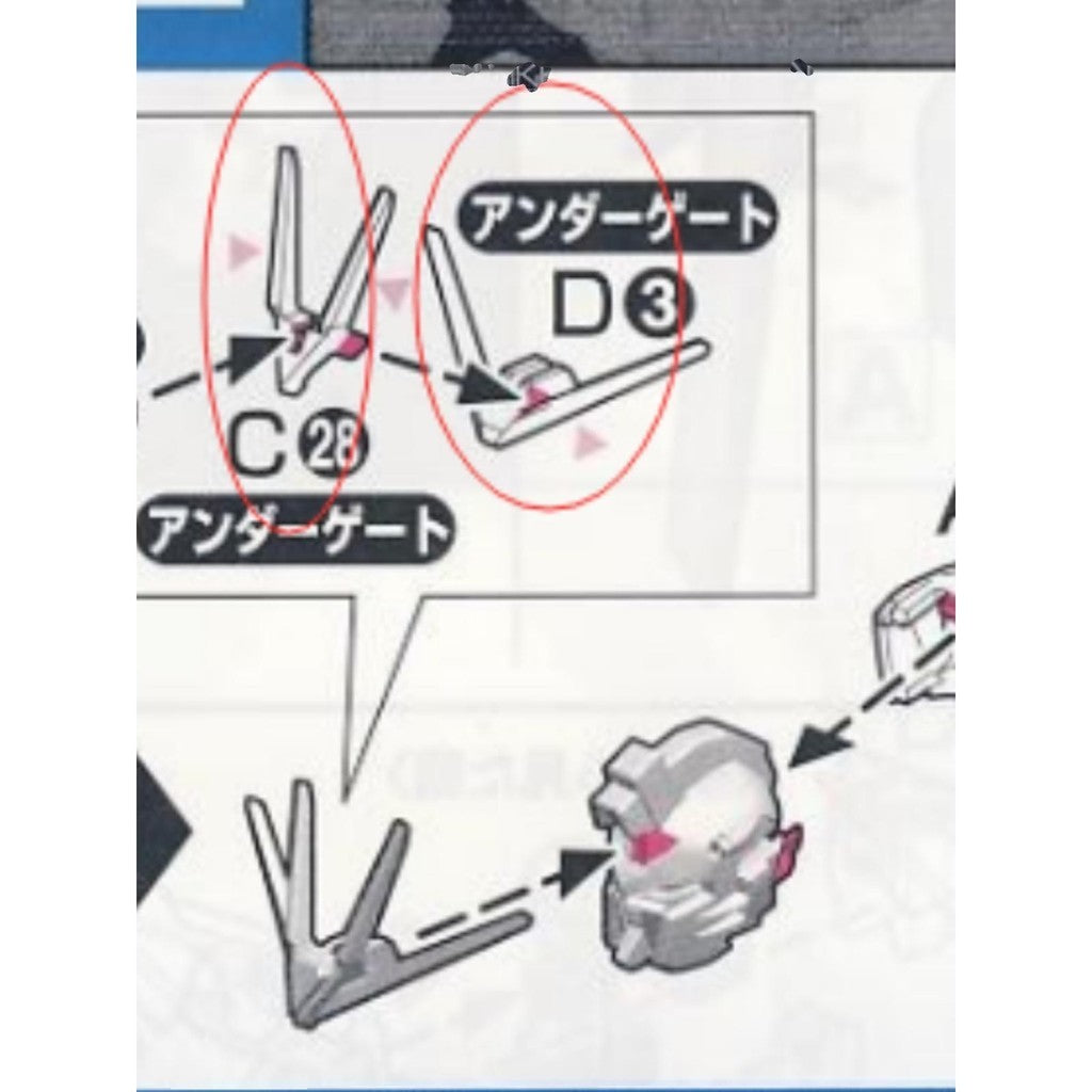 CA RG Strike freedom D3 C28 metal Replacement spare parts 20250717