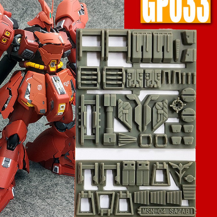ANUBIS 3D print detail upgrade parts GP033 upgrade fit for MG SAZABI ver.ka no kits Collectibles