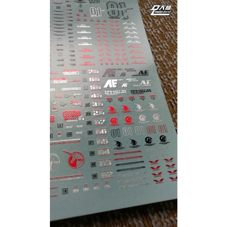 DL DALIN Water slide decal MG 1/100 HD UNICORN