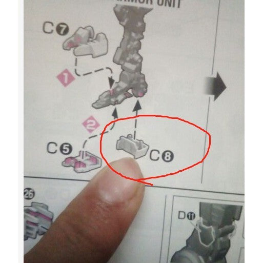 CB butcher parts for RG 21 00Q  A37 B6 C8 D2 H4 G22 E17