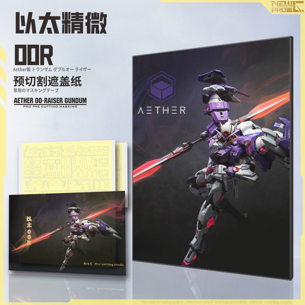 20250722 NewC Pre-cut masking tape  AETHER MG 00R 00Raiser GK (No kits, no GK parts)