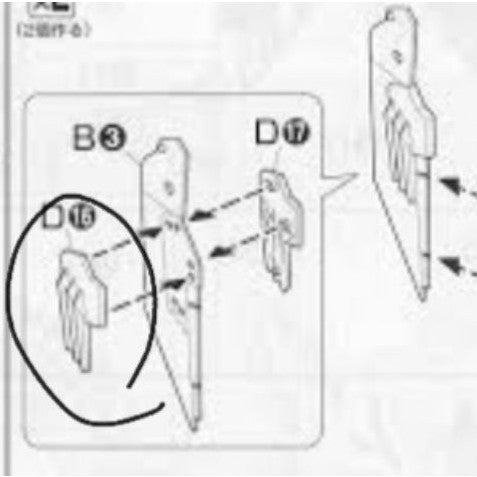 CB MG 17 butcher parts for  1/100 EPYON EW