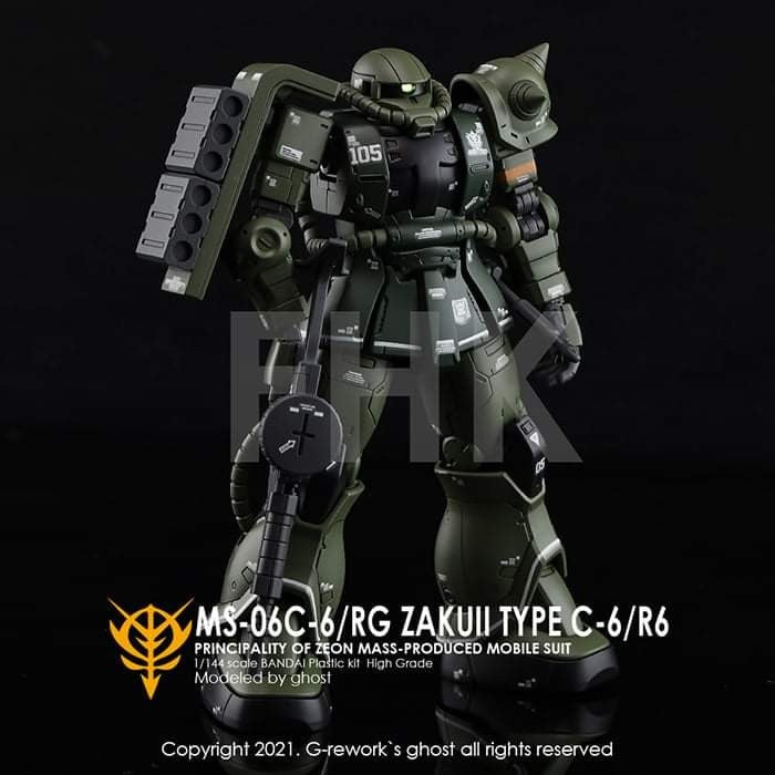 YAN FLAME Water Slide Decal GHOST HG 1/144 GTO Green Zaku and EG RX78-2 Fluo Type (YANHG046) 20250721
