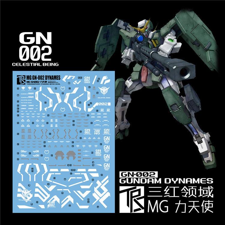 Transamsphere TRS MG 1/100 GN-002 Dynames Detail Water Slide Decal TRSMG002