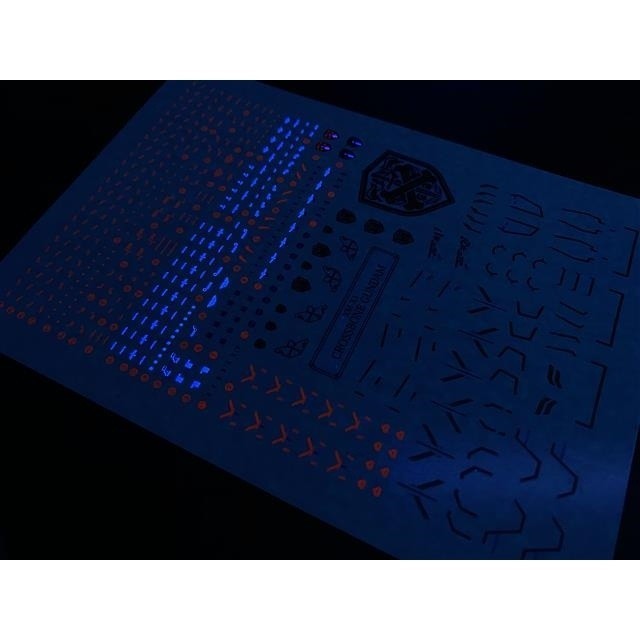 20250722 XUEYAN XY / SNOW FLAME RG 31 Crossbone X1 Fluorescence Water slide decal