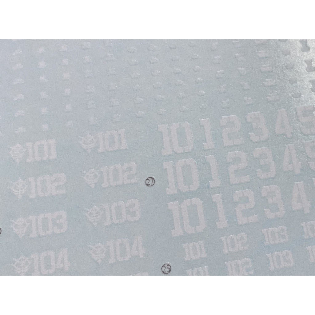 20250722 XUEYAN XY / SNOW FLAME HG-12 GTO  ZAKU II C5/C6 Fluorescence Water slide decal