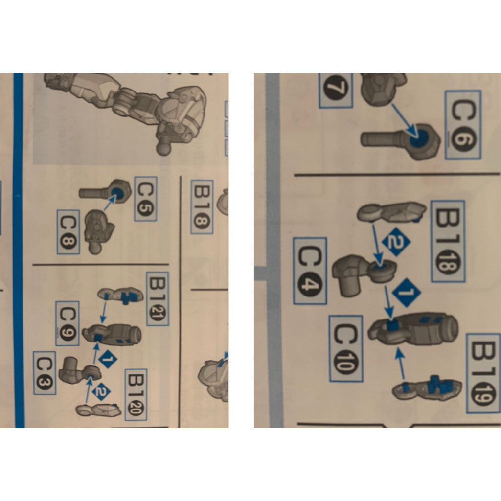 CB HG 02 1/144 butcher parts for  Aerial