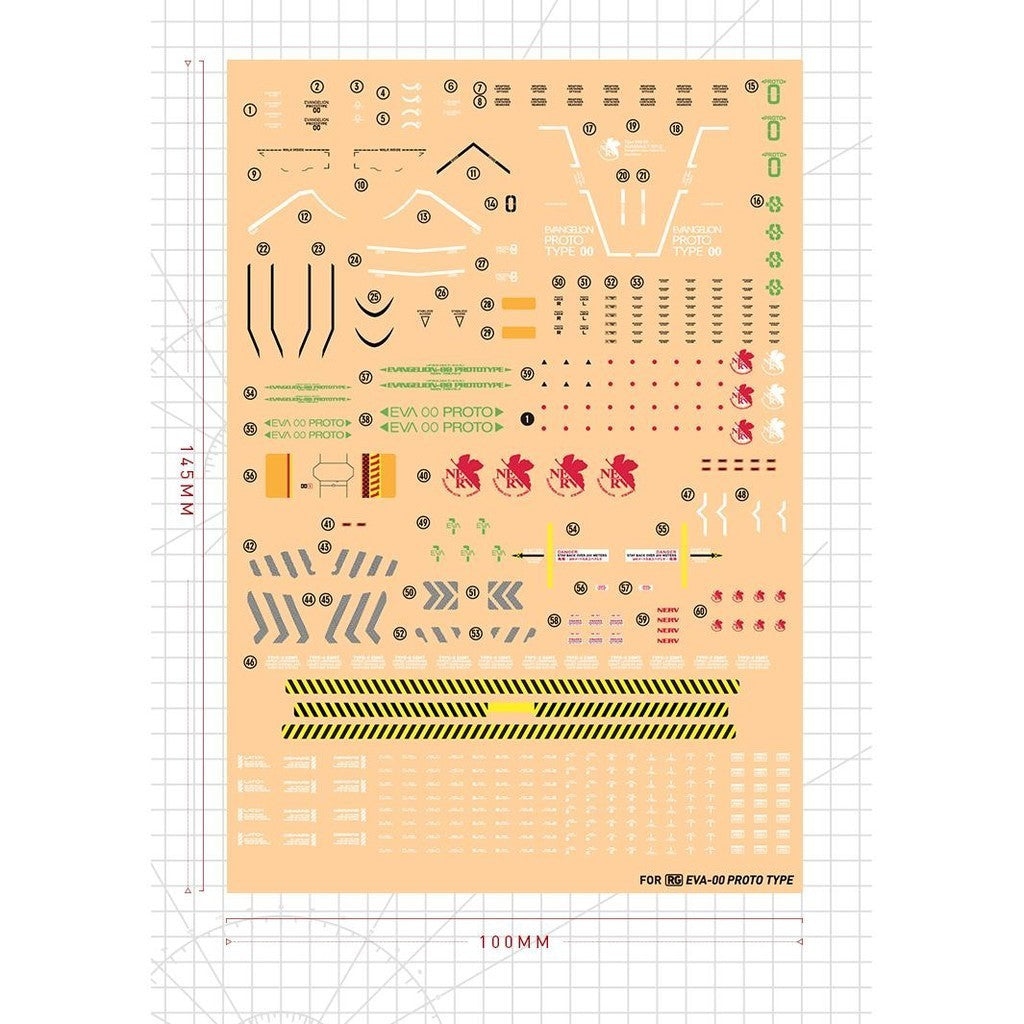 20250722 Artisan's Club RG 1/144 EVA01 EVA Unit-01.Water Slide Decal