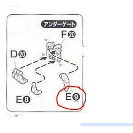 CB butcher parts for MG astray blue frame second revise