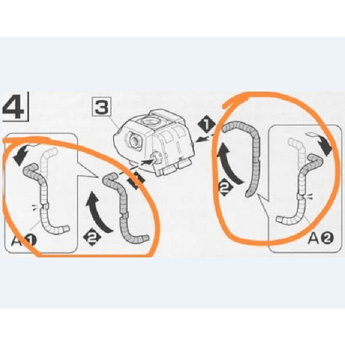 CB butcher parts for HG HGUC 117 MS-07B-3 GOUF B3 A1 A2