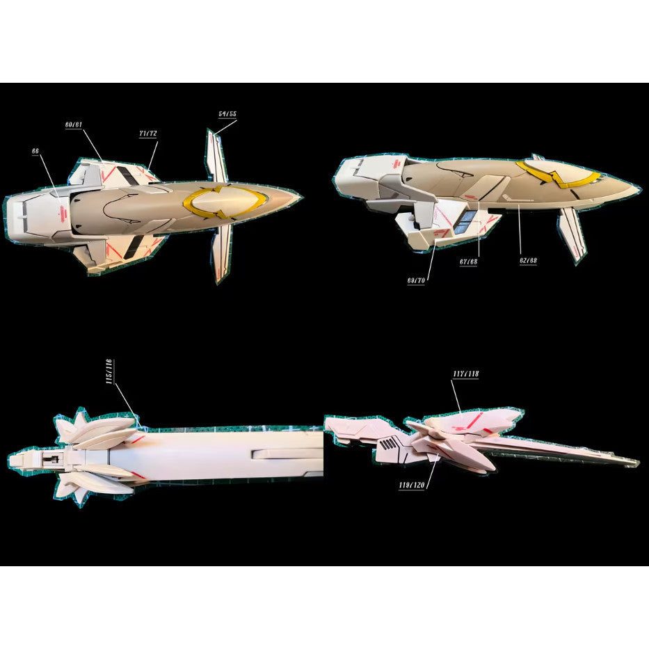 20250722 XUEYAN XY / SNOW FLAME FIX MG 1/100 SNOW WHITE WING Water slide decal