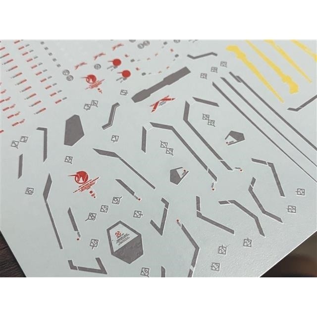 20250722 XUEYAN XY / SNOW FLAME RG HG Unicorn Expansion Shield Fluorescence Water slide decal