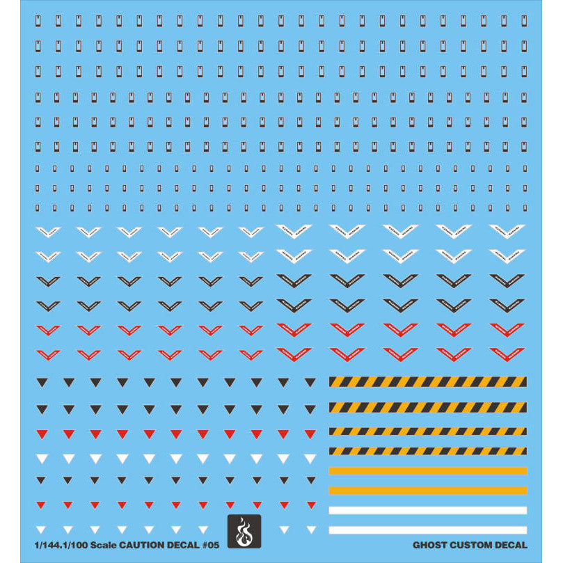 YAN FLAME Water Slide Decal GHOST General use logo warning Fluo Type (YANJS001) (YANJS002) (YANJS003) (YANJS004) 20250721