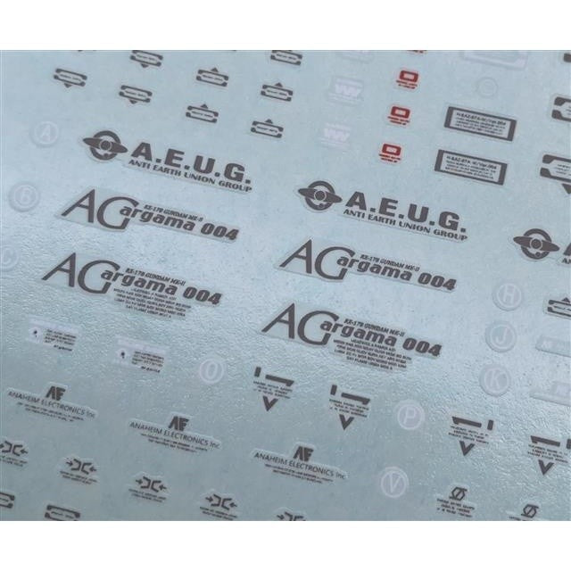 20250722 XUEYAN XY / SNOW FLAME MG-33 MG MK2 2.0 AEUG Fluorescence  High-Accuracy Water slide decal