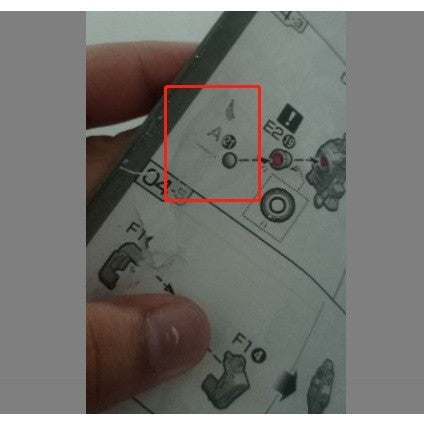 CB butcher parts for RG 35 1/144 wing TV vesion C11 E1-1 I-7