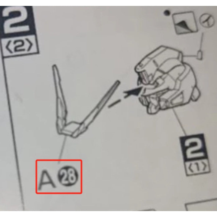 CB MG 23 butcher parts for  Buster A15