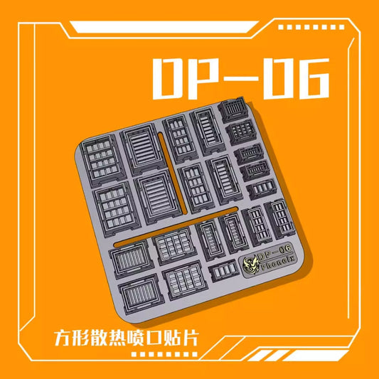 Phoenix 3D print DP-06 Square Booster Modification Paster detail upgrade parts no kits Collectibles