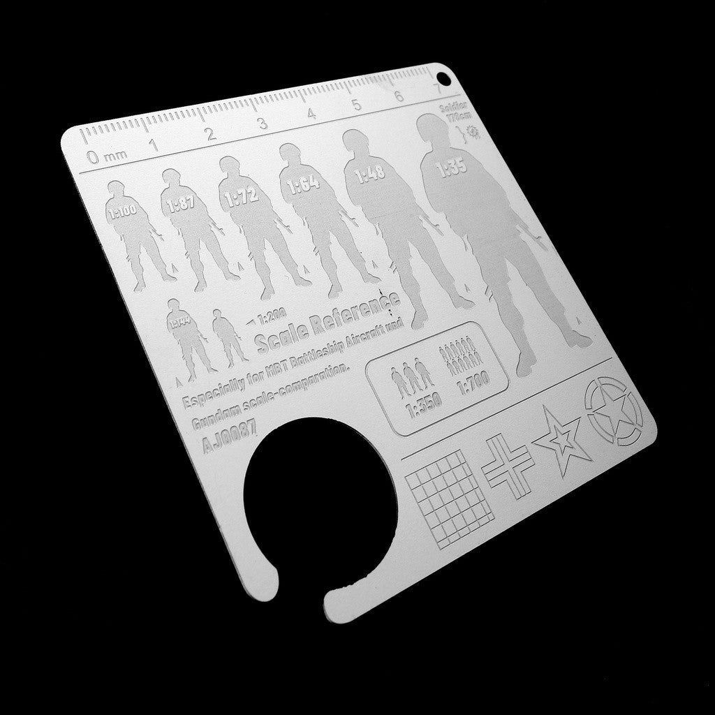 Alexen AJ0087 Scale Dot Glue Toning Engraving Plate CM Shielding Plate Model Tool