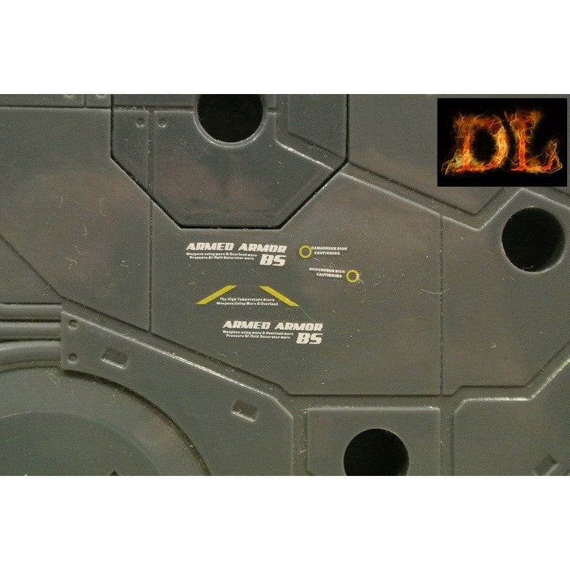 DL DALIN Water slide decal MG Banshee