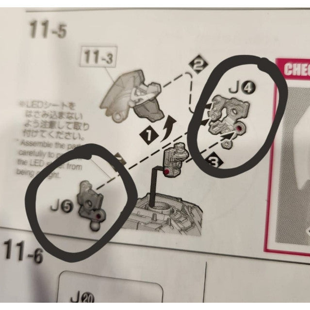 CB butcher parts for MGEX Unicorn