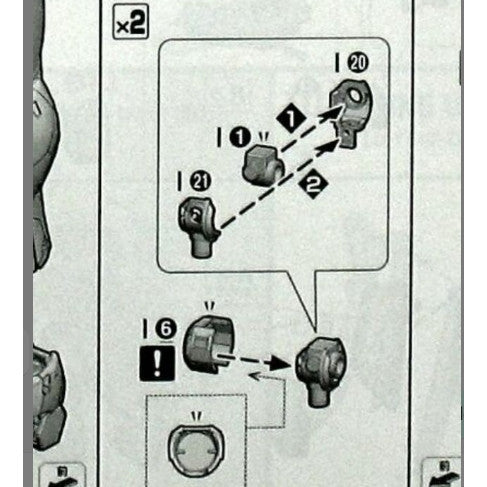 CB MG 07 butcher parts for Wing Zero EW Ver.Ka