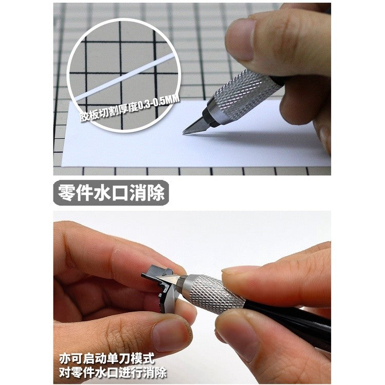 MOSHI M.S. MS051 Even Numbers Complex Equidistant Penknife Double Blade