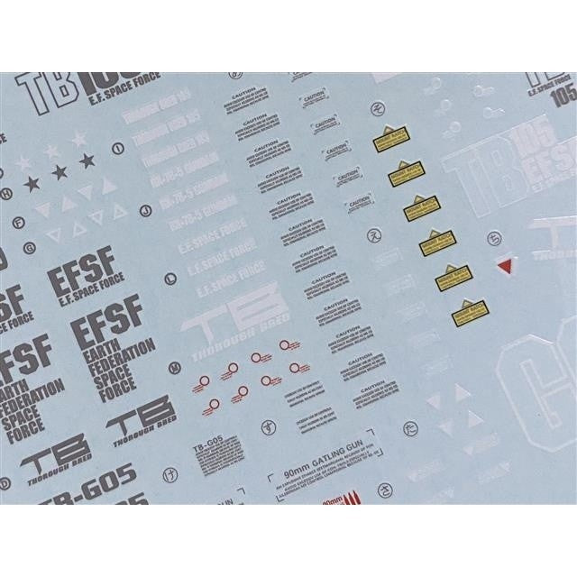 20250722 XUEYAN XY / SNOW FLAME MG 1/100 RX-78-4 RX-78-5 Fluorescence Water slide decal