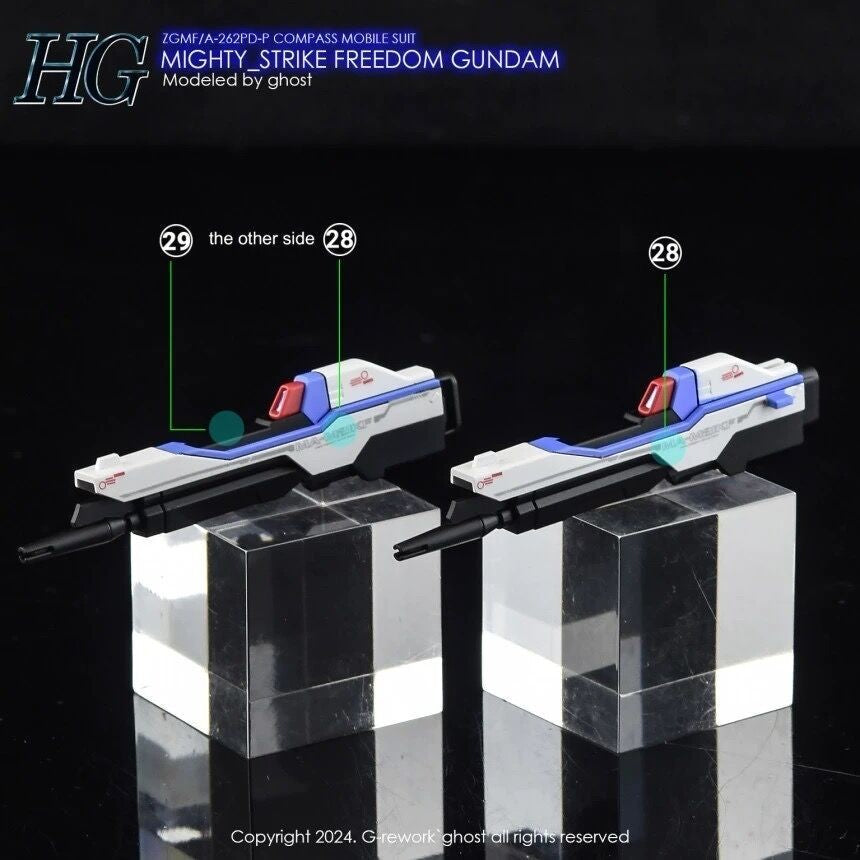 YAN Water Slide Decal GHOST HG 1/144 Mighty Strike Freedom (YANHG014) 20250721